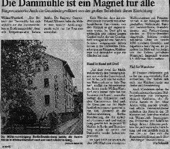 Lausitzer Rundschau; aus dem Jahre 2000