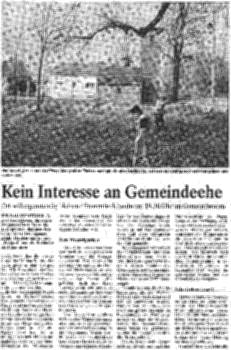 Lausitzer Rundschau; aus dem Jahre 1999